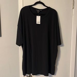 Long Tall Sally Ribbed Tunic Tee